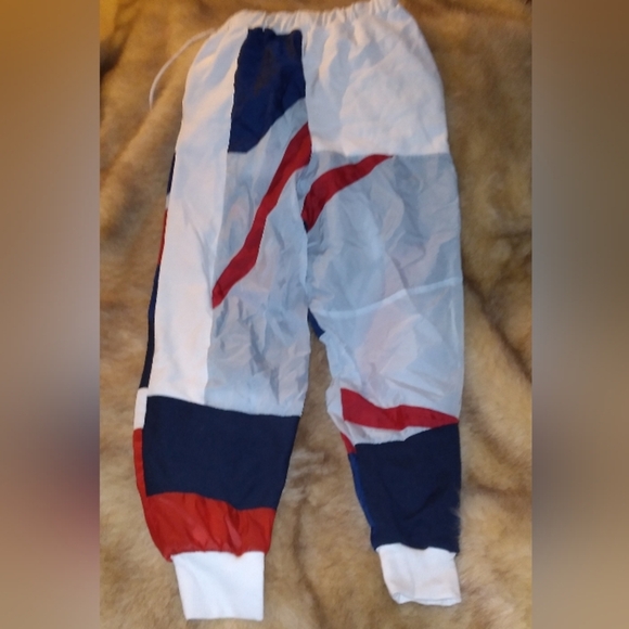 Handmade Scarlett Orange Air Jordan Nike Upcycled Jogger set top bottom … - Picture 7 of 8